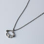 Sterling Silver Saturn Pendant Necklace, thumbnail 1 of 5