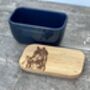 Horse Blue Butter Dish, thumbnail 2 of 4