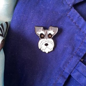 schnauzer brooch