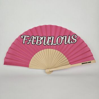 Handheld Fabulous Folding Fan, 2 of 3