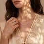 Personalised Silver Morse Code Necklace | Secret Message Necklace, thumbnail 1 of 8