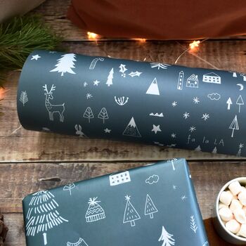 Magical Winter Wonderland Christmas Wrapping Paper, 11 of 11