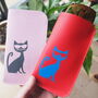 Cool Cat Printed Leather Sunglasses Case, thumbnail 1 of 6