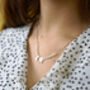 Mother Of Pearl Letter Necklace, thumbnail 6 of 8