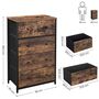 Wooden Five Drawer Chest Storage Organiser Cabinet, thumbnail 5 of 8