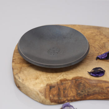 11th Anniversary Gift Decorative Steel Dish Celtic Design, 5 of 11