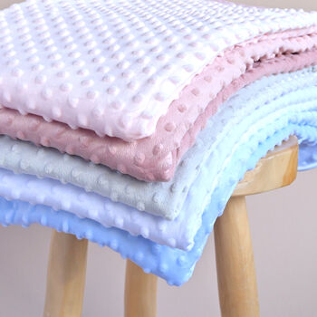 Personalised White Bubble Baby Blanket, 3 of 8