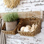 Manzat Set Of Four Wall Basket Rack, thumbnail 3 of 4