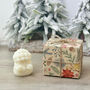 Two Cute Snowman Christmas Candles And Festive Decor, thumbnail 3 of 11