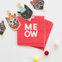 Cat Party Meow Paper Napkins X 25, thumbnail 1 of 2