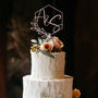 Wooden Mr And Mrs Cake Topper For Wedding Ks2, thumbnail 4 of 5