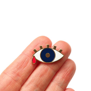 Eye Enamel Pin Badge, 5 of 11
