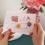 'Hello My Lovely Friend' Floral Friendship Postcard, thumbnail 1 of 2
