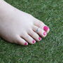 Pure Silver Blue Bohemian Indian Bichiya Slim Toe Ring, thumbnail 3 of 7