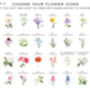 Flower Themed Wedding Table Plan Cards, thumbnail 6 of 8