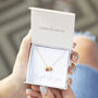 Gold Plated Mini Family Birthstone Charm Necklace, thumbnail 9 of 12