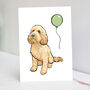 Party Cockapoo Birthday Card, thumbnail 1 of 3