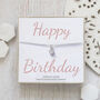 Curb Chain Heart Bracelet – Happy Birthday, thumbnail 1 of 3