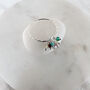 Gemstone Cluster Detail Sterling Silver Ring, thumbnail 4 of 8