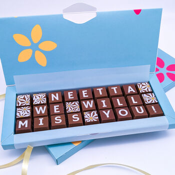 Personalised We Will Miss You Chocolate Gift Box, 2 of 8