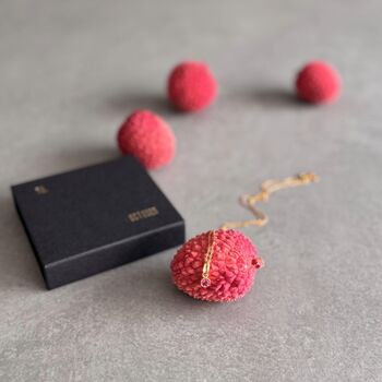 October Birthstone Pink Tourmaline Gold Plated Necklace, 11 of 12