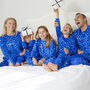 Personalised Matching Family Christmas Snowflake Pyjamas, thumbnail 2 of 7