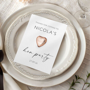 Hen Party Bag Personalised Chocolate Hen Do Favours, 4 of 9