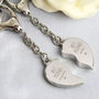 Personalised Best Friends Two Heart Keyrings, thumbnail 4 of 4