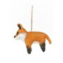 Handmade Felt Lennox The Fox Hanging Decoration, thumbnail 5 of 5