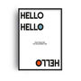 Hello Goodbye Giclée Retro Art Print, thumbnail 2 of 2