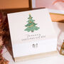 Personalised White Christmas Eve Tree Keepsake Box Decoration For Boy Or Girls Room Gift, thumbnail 1 of 2