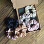 100% Mulberry Silk Mini Scrunchie In Various Shades, thumbnail 1 of 5