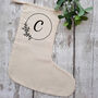 Personalised Floral Initial Stocking, thumbnail 2 of 2