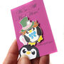 Mad Hatter Penguin Enamel Pin, thumbnail 6 of 8