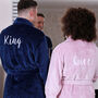 Ultra Soft Royal Dressing Gown, King And Queen Robes, thumbnail 2 of 6