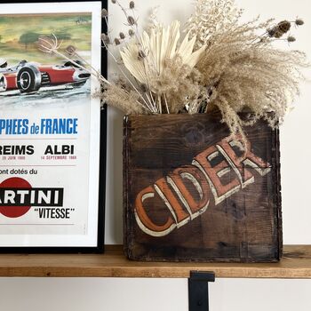 Vintage Wooden Cider Box Crate, 2 of 5