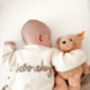 Personalised Cream Name Cardigan,Baby Gift, thumbnail 3 of 12
