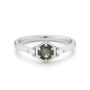 Ethical Sapphire Diamond Engagement Ring: Adaya, thumbnail 4 of 6