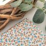 Ditsy Blue Floral Butterfly Hair Grip Slide, Liberty Style Fabric, thumbnail 3 of 11