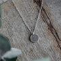Handmade Sterling Silver Moon Necklace, thumbnail 4 of 6
