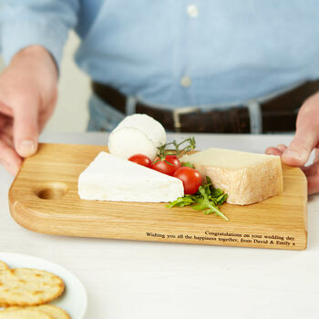 Personalised Solid Oak Chopping/Cheese Board, 2 of 11