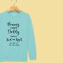 'Mummy And Daddy Finally Tied The Knot' Boys/Girls Wedding Sweatshirt, thumbnail 6 of 12