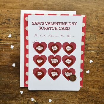 Valentine's Day Scratch Card, 2 of 2