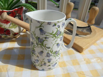Medium China Jug In Harebell Design, 2 of 8