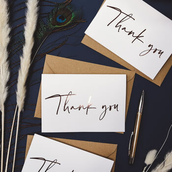 Thank You Cards Multi Pack With Free Envelopes, 6 of 8