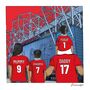 Manchester United Stadium, Personalised Print, thumbnail 1 of 10