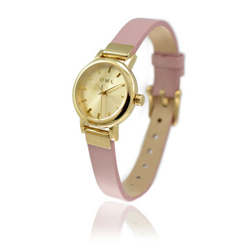 Ascot Ladies Petite Leather Watch With Free Engraving, 12 of 12
