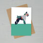 Schnauzer Dog Card, thumbnail 1 of 2