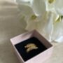 Adjustable 18 K Gold Plated Vine Leaf Ring, thumbnail 1 of 9