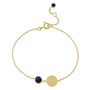 Bali Personalised Solid Gold And Birthstone Bracelet, thumbnail 10 of 12